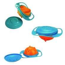 0617 Portable Non Spill Feeding Toddler Gyro Bowl 360 Degree Rotating Dish