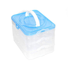 3-Layer Plastic Refrigerator Egg Storage Box (36 Grid)