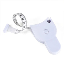 Fitness measuring tape for body measurements.