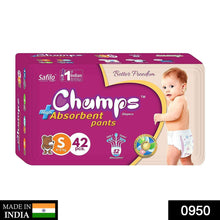 Premium Champs High Absorbent Pant Style Diaper (Small Size / 42 Pcs)