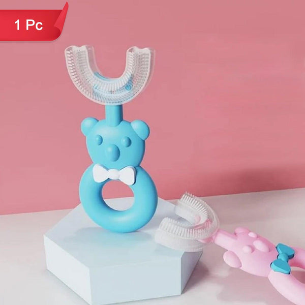 Baby Bear U-shaped Toothbrush Silicone Brush Head (1 Pc)