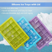 Silicone Ice Cube Trays 24 Cavity Per Ice Tray [Multicolour]