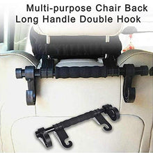 17763 Back Seat Organizer Head Rest Luggage Bag Holder Hook Hanger Kit For Car Truck Suv