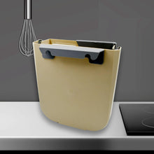 Hanging Trash Can For Kitchen Cabinet Door Small Collapsible Foldable Waste Bins Hanging Trash Holder For Bathroom Bedroom Office Car Portable