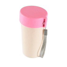 12683 Travel Coffee Cup Portable Water Bottle Wheat Straw Coffee Tea Mug Coffee Mug With Lids For Coffee Tea (300 Ml Approx)