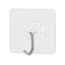 Multipurpose Strong Small Plastic  Stainless Steel Adhesive Flower Wall Hooks (1 Pc)