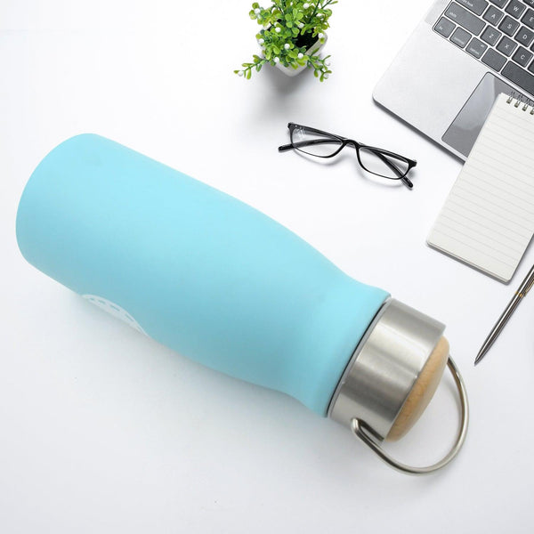 0285 Stainless Steel Water Bottle With Handle Fridge Water Bottle Stainless Steel Water Bottle Leak Proof Rust Proof Hot  Cold Drinks Gym Sipper Bpa Free Food Grade Quality Steel Fridge Bottle For Officegymschool (360 Ml)