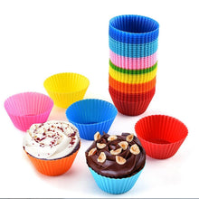 0700 Silicone Cupcake Shaped Baking Mold Fondant Cake Tool Chocolate Candy Cookies Pastry Soap Moulds