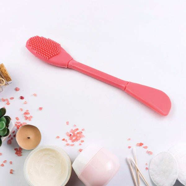 2 In 1 Double-headed Silicone Face Mask Brush (1 Pc)