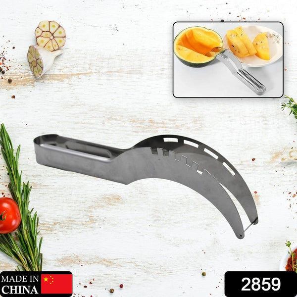 2047l Stainless Steel Watermelon Cantaloupe Slicer Knife Corer Fruit Vegetable Tools Kitchen