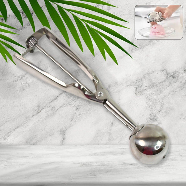 Stainless Steel Ice Cream Scoop (1 Pc)