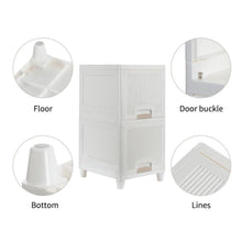 Multipurpose Storage Cabinet Storage Solutions Plastic Drawers  Multi Layer Wardrobe Storage Drawers  Foldable Multipurpose Drawer Units For Kitchen Bathroom Bedroom Cloth (2 Layer)