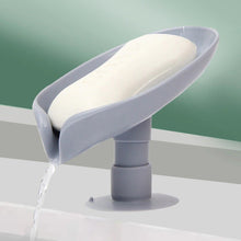 4831 Self Draining Soap Holder For Bathroom Leaf Shape Soap Dish Kitchen Soap Tray