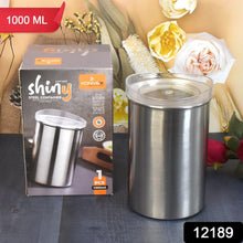 Multipurpose Stainless Steel Airtight Containers With See Through Lid (1 Pc  1000 Ml)