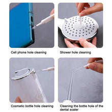 4985 10pcs Shower Nozzle Cleaning Brush Reusable Multifunctional Shower Head Anti-clogging Small Brush