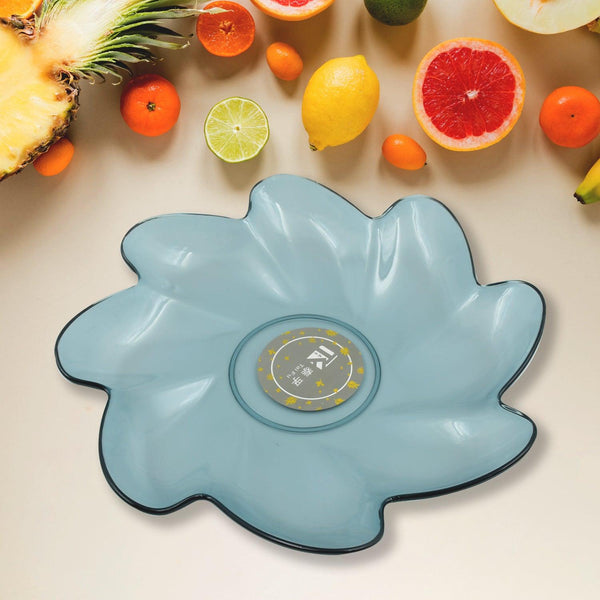 5535 Flower Shape Plastic Dinner  Fruit Plate   Tray  Snacks  Breakfast Plate Friendly Plastic Plate For Kids Party Supplies Birthday Holiday Party Dinnerware Supplies (1 Pc)