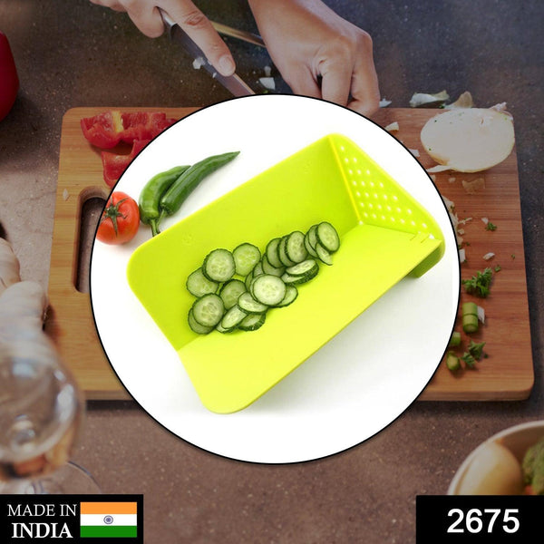 2675 Multi Chopping Board And Stand For Cutting And Chopping Of Vegetables Fruits Meats Etc. Including All Kitchen Purposes.