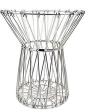 3040 Multipurpose Fruit Basket Stainless Steel Wire Bowl Foldable Basket For Vegetable  Fruits  Dining